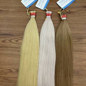Extensiones de encaje recto a granel de doble trama de cabello humano vietnamita 100% de alta calidad para trenzar estilo bohemio Color al por mayor 1B - Product Image 3