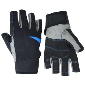 Guantes de navegación de invierno resistentes al agua para exteriores Guantes de entrenamiento antideslizantes de neopreno Guantes de navegación en color sólido - Product Image 1