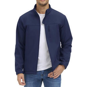 Veste Softshell respirante pour hommes, veste coupe-vent d'extérieur à manches longues de meilleure qualité à vendre, prix de gros, 2026 - Product Image 4