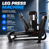 Machine de presse à jambes assise BN à poids sélectionnables pour usage commercial en salle de sport, pour l'entraînement des muscles du bas du corps, équipement de fitness