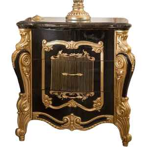 กรอบเตียงไม้มะฮอกกานีขนาดกลางศตวรรษที่ทันสมัยผ้าหุ้มเบาะสีฟ้าและใบไม้สีทองที่ทนทานแกะสลักด้วยมือเป็นมิตรกับสิ่งแวดล้อม - Product Image 3