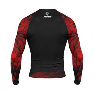 Custom Logo Printing Breathable Quick Dry Eco-Friendly Rash Guards Latest Design Men's Sports Wear Solid Color <b>Long</b> <b>Sleeves</b> - Product Image 2