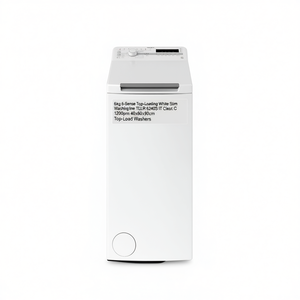 Lave-linge automatique à chargement par le haut Whirlpool 6 kg 6-Sense, blanc, fin, TDLR 6240S IT Classe C 1200 tr/min 40x60x90cm pour la maison - Product Image 3