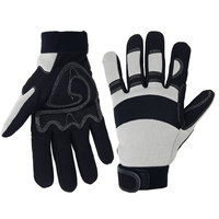 <strong>Best</strong> <strong>Selling</strong> Leather /Cotton working Gloves Lightweight Fabric Cheap Price Leather Assembly Working Gloves