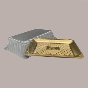 Kadò No. 1 Alcas Couvercles de plateaux à pâtisserie jetables 50 Pcs 193x135H50mm pour la cuisson et le stockage - Product Image 4