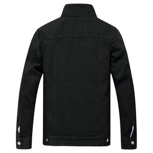 Chaqueta Vaquera Corta Informal Personalizada y Sostenible para el Invierno 2024, con Cuello Alto, Holgada, Unisex - Product Image 2