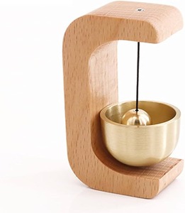 Sonnette de porte moderne en bois avec boîte de son Logo personnalisé Sonnette d'entrée magnétique pour hôtels hôpitaux Prix de gros de ArtisanVibe - Product Image 2