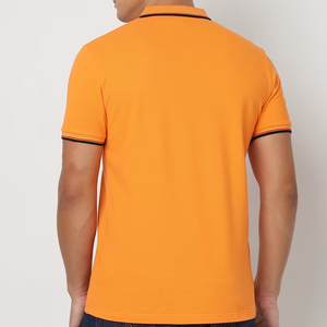 Polo en coton personnalisé avec logo en gros 2025, t-shirts de golf uniques, polo de designer original, polos pour hommes, chemises imprimées personnalisées - Product Image 3