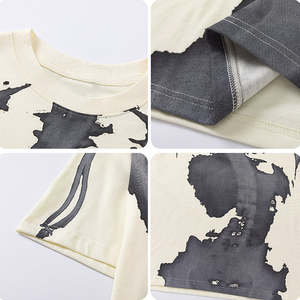 T-shirts en polyester de haute qualité pour hommes T-shirts en gros imprimés personnalisés T-shirts vierges de sublimation blanc noir bleu solide - Product Image 6