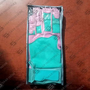 Nuevo último diseño Combinación de colores única Puño corto Cuero digital Los mejores guantes de bateo de béisbol de softbol Guantes de todos los tamaños - Product Image 5