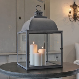 Modern Gray Metal Floor <b>Lanterns</b> Handmade Iron/SS/Brass Candle Holders Jars Different Shapes/Sizes Home Wedding Decor Christmas - Product Image 6