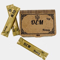 Miel aux herbes Léopard Miracle le plus vendu avec 12 sachets, Coffret cadeau VIP Miel - Miel aux extraits de plantes en gros en emballage PE