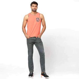 Premium Custom <b>Men</b> Workout Tank Top High Quality Spandex/Polyester Breathable Quick Dry <b>Training</b> <b>Vest</b> Gym Wear Wholesale - Product Image 5