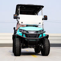 Voiturette de golf électrique à énergie nouvelle avec toit pare-brise, configuration personnalisée, homologuée pour la route (LSV), pour importateurs mondiaux