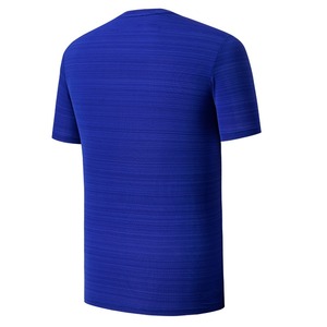 Camisa de gimnasio personalizada para hombre, transpirable, poliéster elástico, sudor, manga corta, 180g, ajuste holgado, patrón de letras, pantalla de seda, 100% algodón - Product Image 5