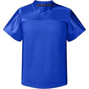 Camiseta de equipo informal atlética en blanco personalizada transpirable de alta calidad, camisetas de fútbol americano - Product Image 4