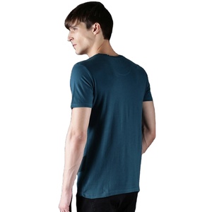 T-shirt pour homme à manches courtes, col rond, coupe ajustée, rayé, en coton/élasthanne de haute qualité, 2022, meilleur prix Bangladesh - Product Image 3