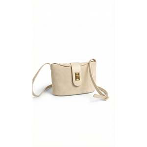 Borsa a tracolla morbida in vera pelle scamosciata e pelle Dollaro - Made in Italy - Art. 26041 - Product Image 1