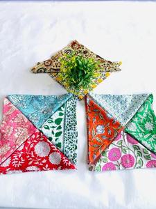 Serviettes en lin florales vintage faites à la main serviettes en tissu réutilisables modernes pour la maison mariages événements restaurants hôtels-vente en gros lot - Product Image 3