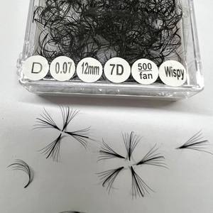 Wispy 5D 7D 9D <b>Premade</b> <b>Fan</b> Eyelash Extensions Mega Volume Natural Long Korean PBT Synthetic Fiber CC/DD/M/L Curl Customizable - Product Image 4