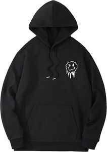 Sudadera con Capucha Unisex de Estilo Nuevo, 600g, 100% Algodón, Felpa, Talla Grande para Hombre, con Cuello Redondo Bordado para Invierno - Product Image 5