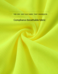 Reflective Safety Clothing <b>High</b> Visibility Safety Work Polo <b>T</b>-<b>shirt</b> Moisture Wicking Fabric Heated Bright Reflective Polo <b>Shirts</b> - Product Image 5