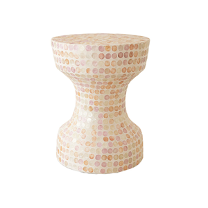 Table basse élégante de table d'appoint incrustée de nacre avec finition brillante, ajoute une touche de luxe au salon de la maison du Vietnam - Product Image 1