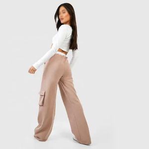 Vente chaude 2025 arrivée femmes respirant coupe ample multi-poches pantalon à vendre femmes pantalon avec taille élastique - Product Image 2
