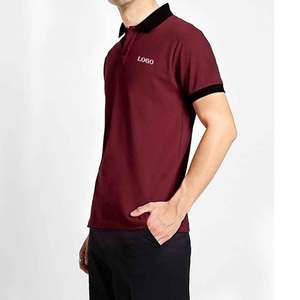 Camisetas Polo para Hombre Tallas S M 4XL disponible OEM streetwear ropa de moda transpirable a rayas para hombre Camisas Polo lisas - Product Image 5