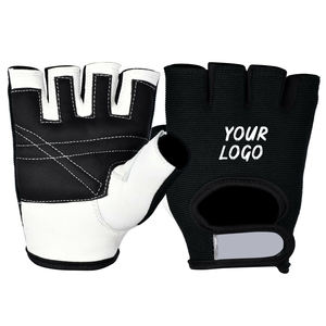 Guantes de entrenamiento para hombres, guantes de fitness para gimnasio, guantes de levantamiento de pesas con soporte para muñeca, protección de ejercicio de entrenamiento, hechos de goma PU - Product Image 5