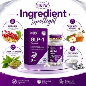OKTW GLP-1 Capsules 30 Count Appetite Support Weight Management Natural <b>Supplement</b> - Product Image 4