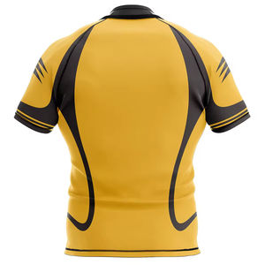 Maillot de rugby pour hommes en gros vêtements de sport respirants avec maillot de football américain à manches courtes - Product Image 6