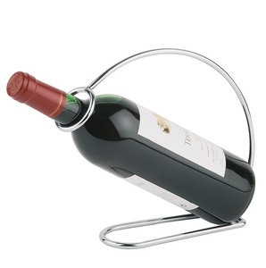 Eye Catching Design Wine Rack Eco-Friendly Black Finished Metal Wine Bottle Holder for Bar Hotel Restaurant <b>Tabletop</b> Decorative - Product Image 2