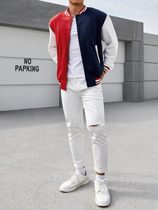 แจ็คเก็ตวาร์ซิตี้ผู้ชายรุ่นล่าสุด ดีไซน์ใหม่ คุณภาพสูง สีสันสดใส ราคาประหยัด ขายดี ใส่สบาย - Product Image 5