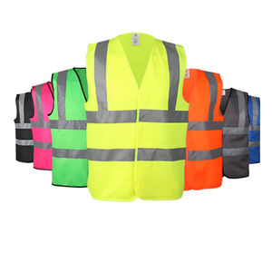 Chaleco reflectante de seguridad de alta visibilidad Chaleco reflectante de construcción de seguridad Ropa de trabajo con logotipo - Product Image 2