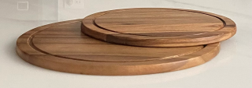 Ensemble de 2 planches à découper rondes - Product Image 3