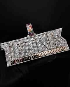 Pendentif lettre personnalisé de luxe avec VVS émeraude Moissanite diamant 925 argent plaqué or rose bijoux fins pendentifs et breloques - Product Image 2