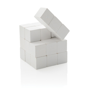 FSC legno gioco mentale cubi magici in borsa di tela - Product Image 1