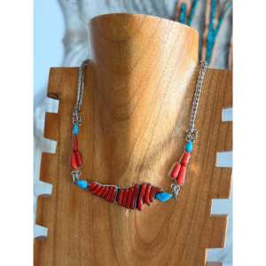 Ensemble de bijoux raffinés Smokey Gchacha, collier en argent sterling multi-pierres et en grappe - Product Image 3
