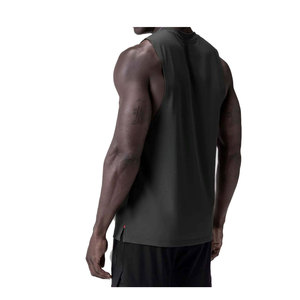 Camiseta sin mangas de gran tamaño del último diseño del servicio del OEM para los hombres Camiseta sin mangas de los hombres del precio bajo del fabricante profesional - Product Image 2