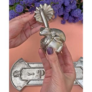 Último diseño de latón pulido en forma de pez aldaba de puerta multicolor hogar decorativo embalaje personalizado disponible - Product Image 6