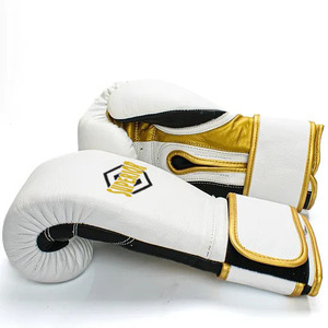 Guantes de cuero profesionales de 12oz para hombres y mujeres, entrenamiento impermeable, sparring, sacos de boxeo pesados para MMA, Kickboxing, Muay Thai - Product Image 5