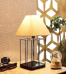 Lampe de table en métal Design moderne fait à la main durable décoration de noël chambre à coucher article décoratif de chevet excellente qualité - Product Image 2