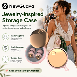 Tapones para los Oídos Elegantes con Reducción de Ruido y Alta Fidelidad, con Detalles Metálicos, para Conciertos, Festivales, Músicos, Deportes, DJ y Vida Nocturna - Product Image 5