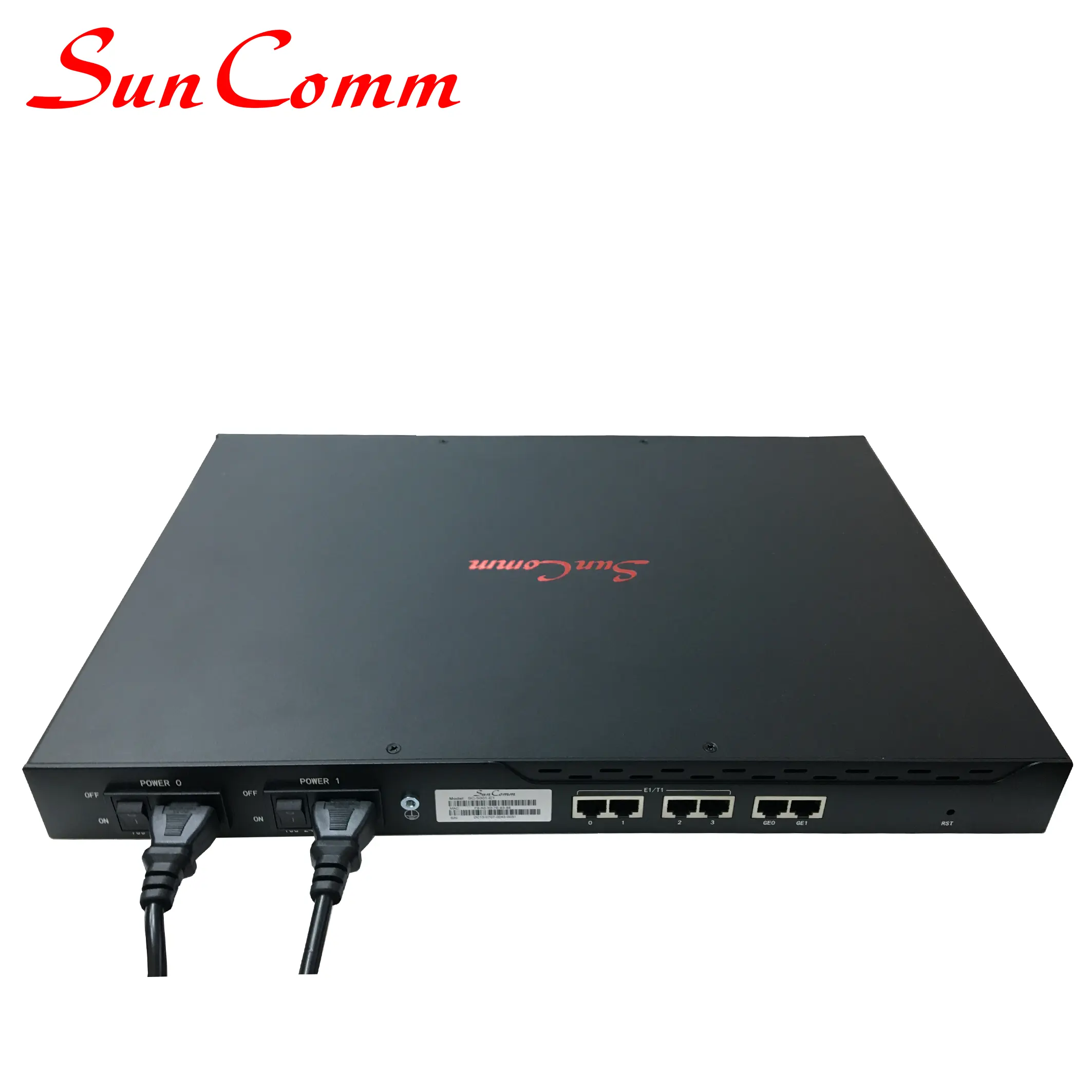 Puerta de enlace troncal SIP de 1 puerto Digital VoIP de SunComm con puerto E1 o T1.