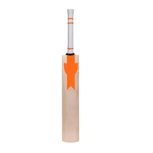 Willow with Durable Comfortable Rubber Grip Short Bats Handle Thick Edge Blade 44mm Light Weight Cricket Bat for Adult Full Size