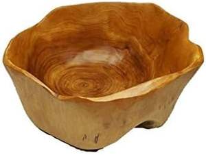 ชามสลัดไม้อเนกประสงค์สำหรับผสมผักและผลไม้ทำจากไม้หรูหราทำด้วยมือ - Product Image 4