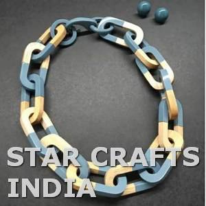 ผลิตภัณฑ์ยอดนิยมสร้อยคอจี้อัญมณีอีพอกซีเรซินไม้สำหรับสร้อยคอชุดเครื่องประดับอัญมณี - Product Image 4