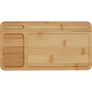 Caricatore Wireless in Bambù ISABELLE, Organizer da Scrivania Personalizzato, Gadget - Product Image 2