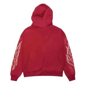 Sudadera con Capucha Unisex Extra Grande, Estilo Urbano, 100% Algodón, Felpa, Hombros Caídos, Estampado Personalizado - Product Image 2